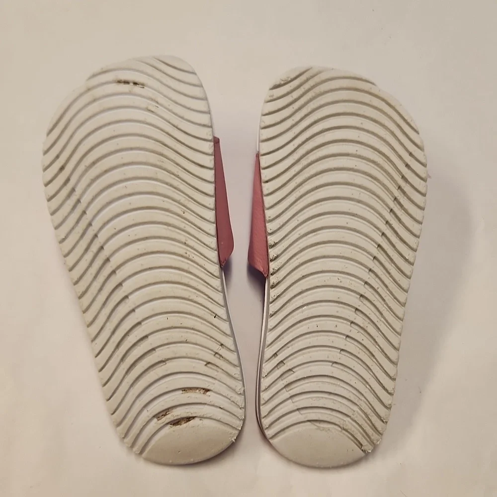 Nike Slides Size 13 c Pink White Sandals